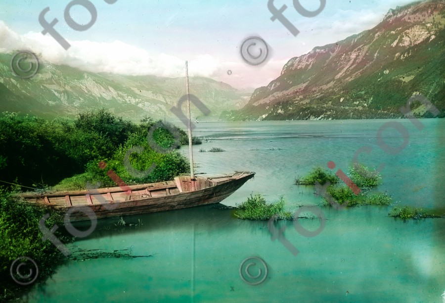 Brienzer See | Lake Brienz - Foto foticon-simon-023-011.jpg | foticon.de - Bilddatenbank für Motive aus Geschichte und Kultur
